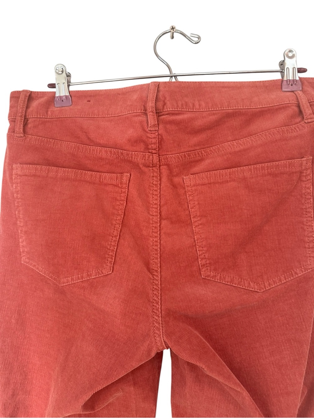 Talbots Flawless Five-Pocket Corduroy Straight Leg Pants Soft Mauve Pink, Size 8 - Picture 5 of 10